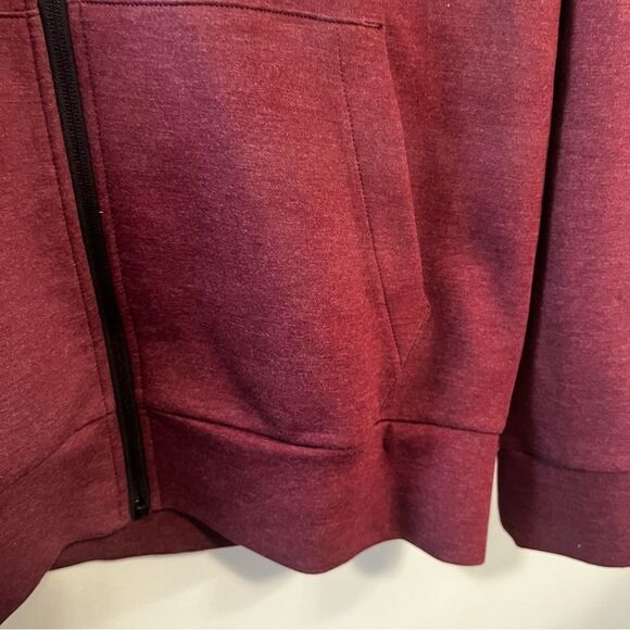 Gap Fit Zip Up Hoodie Small Burgundy - Picture 7 of 7